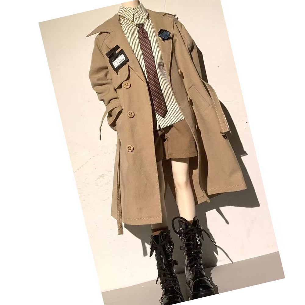 Vintage Collectible Dolls - Vintage Detective Windbreaker Suit for 1/4