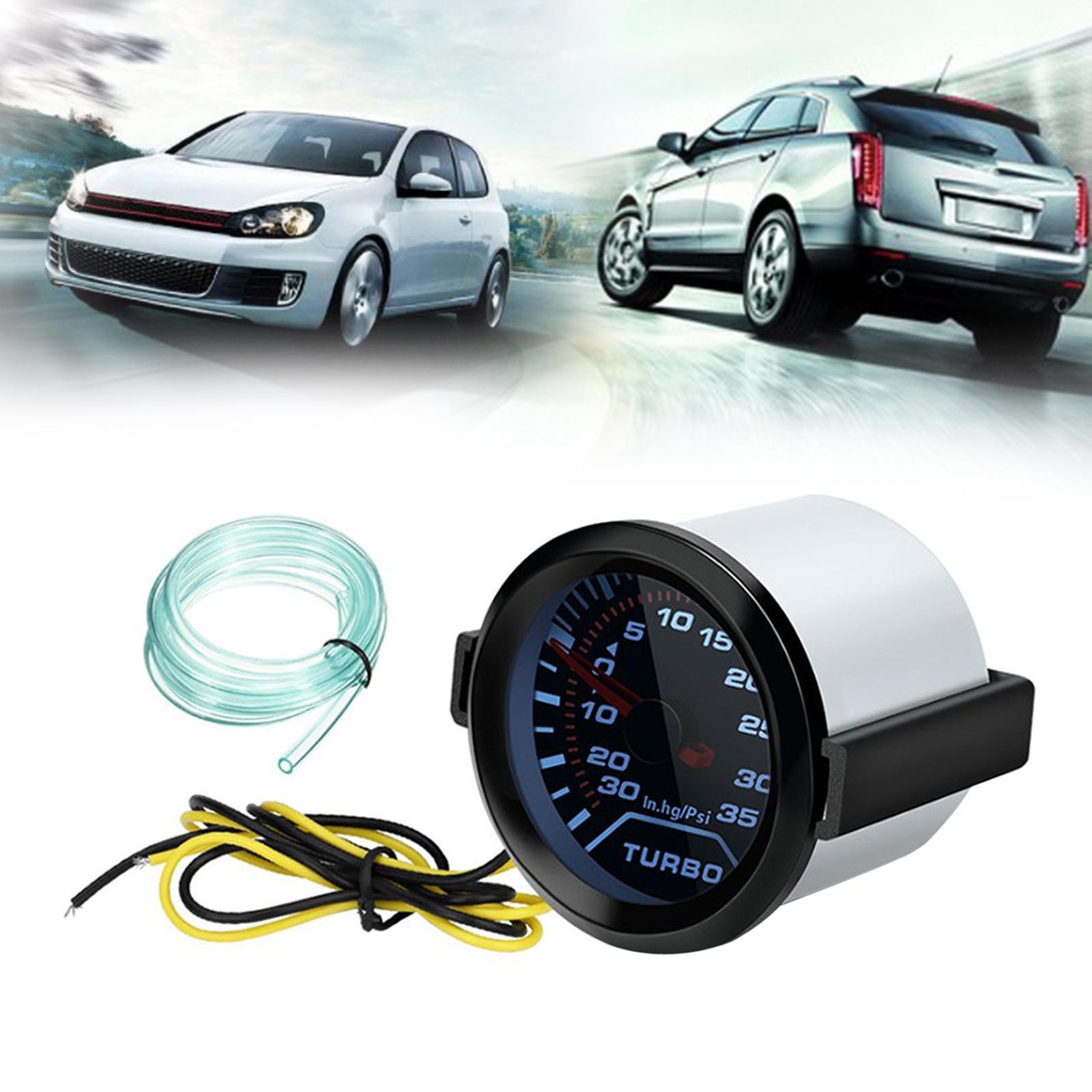 Analog Meter Gauge - 52mm Car Gauge Multifunction Turbo Pressure