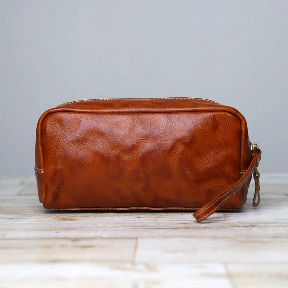 Vintage Collectible Pens - AETOO Top-grain vegetable-tanned cowhide phone bag,