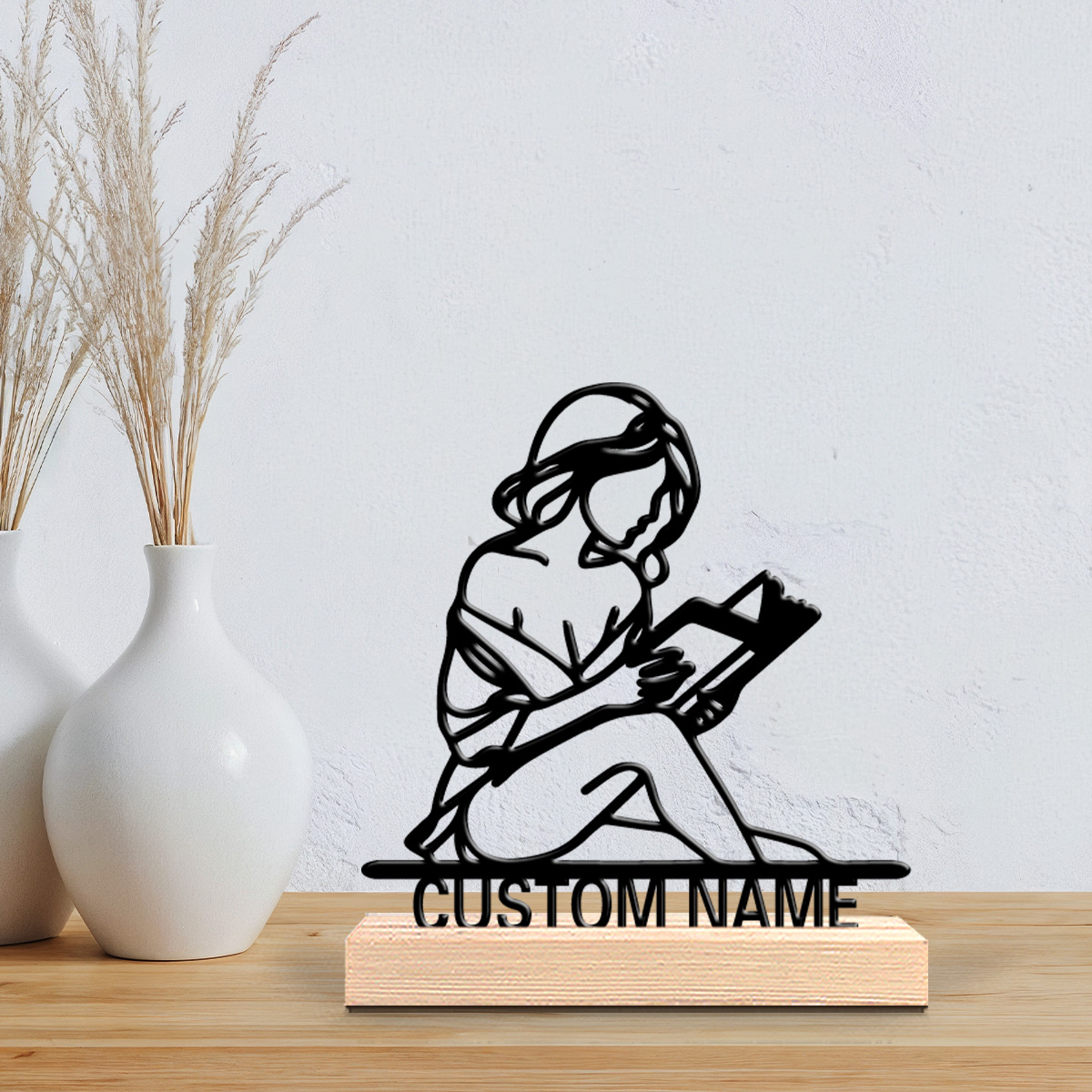 Vintage Collector - 1pc Fashion Personalized Custom Reading Wooden