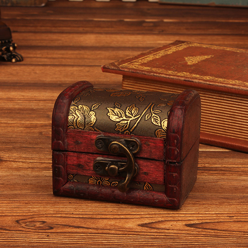 Vintage Collector - Chinese Style Vintage Wooden Jewelry Box