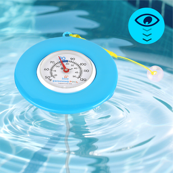 floating pool thermometer, swi - đánh giá và giá Analog Meter Gauge