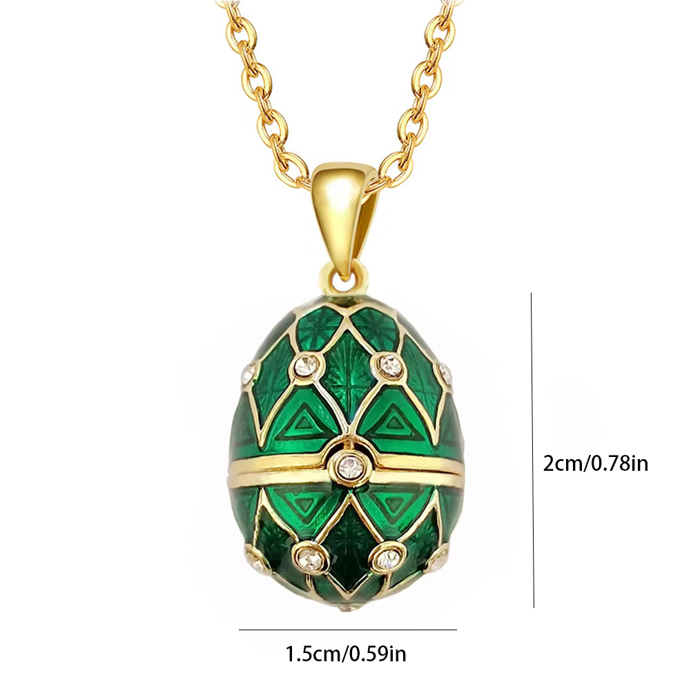 Enamel Faberge Easter Egg Pend - đánh giá và giá Vintage Collectible Jewelry