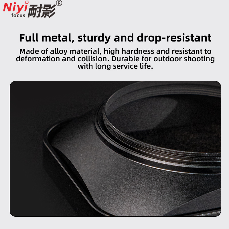 Vintage Square Metal Lens Hood - đánh giá và giá Lens Cap Vintage