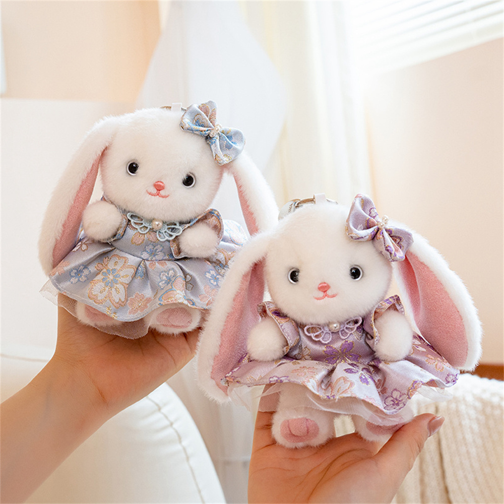 Cute Lop Ear Rabbit Plush Keyc - đánh giá và giá Vintage Collectible Dolls