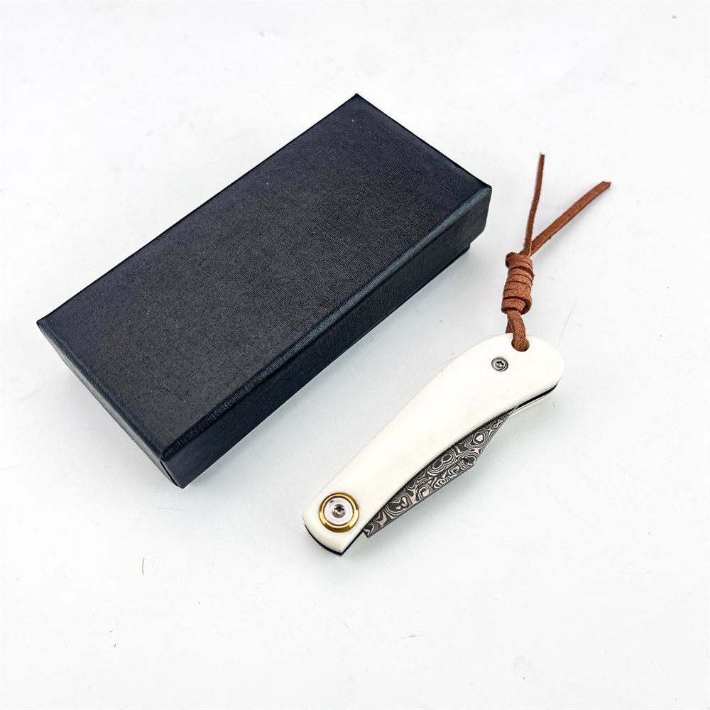 Compact Vintage EDC Damascus F - đánh giá và giá Vintage Collectible Pocket Knives