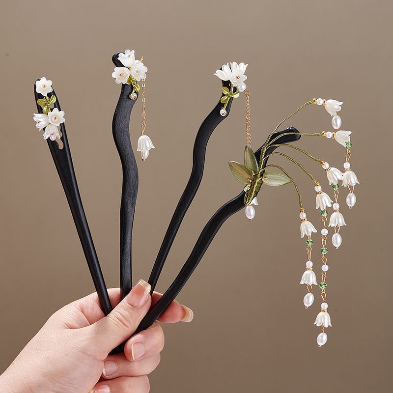 Wooden Flower Hairpin Vintage  - đánh giá và giá Vintage Collector