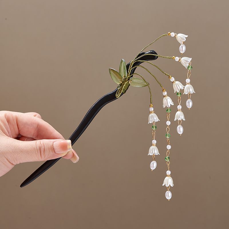 Wooden Flower Hairpin Vintage  - đánh giá và giá Vintage Collector