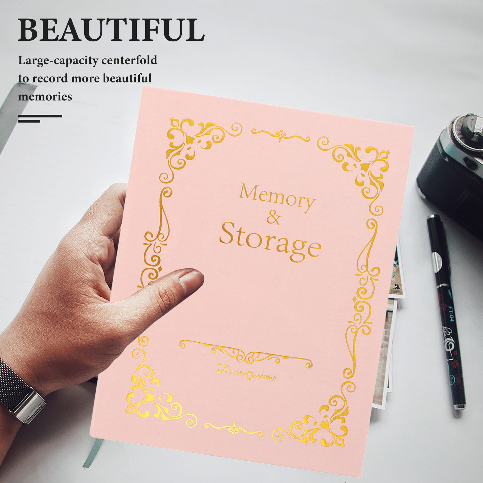 Gold Foil Stamped Photo Album  - đánh giá và giá Vintage Collectible Books