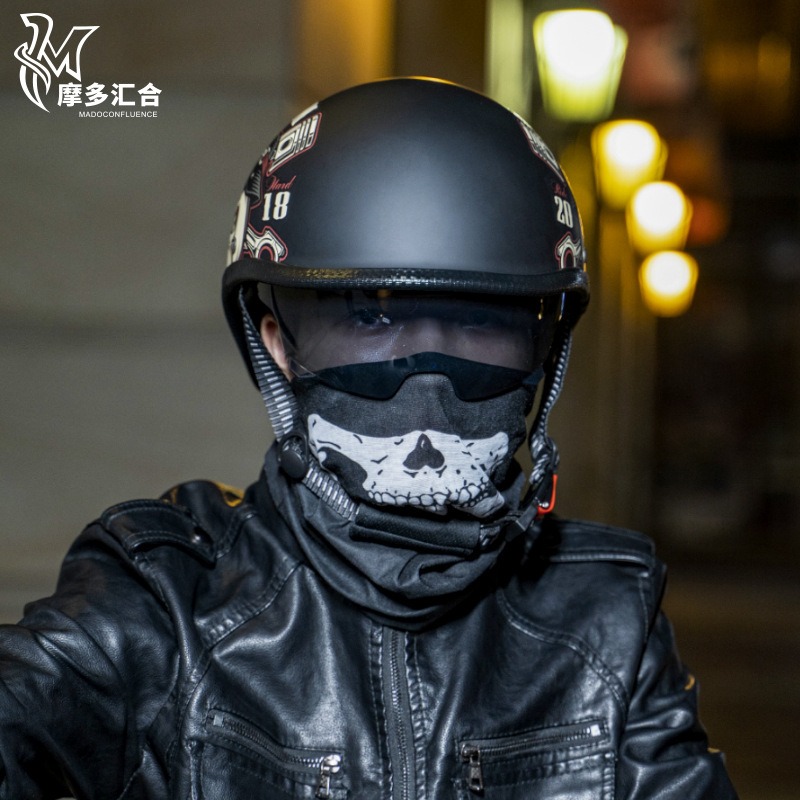 Retro Motorcycle Helmets for M - đánh giá và giá Lens Cap Vintage