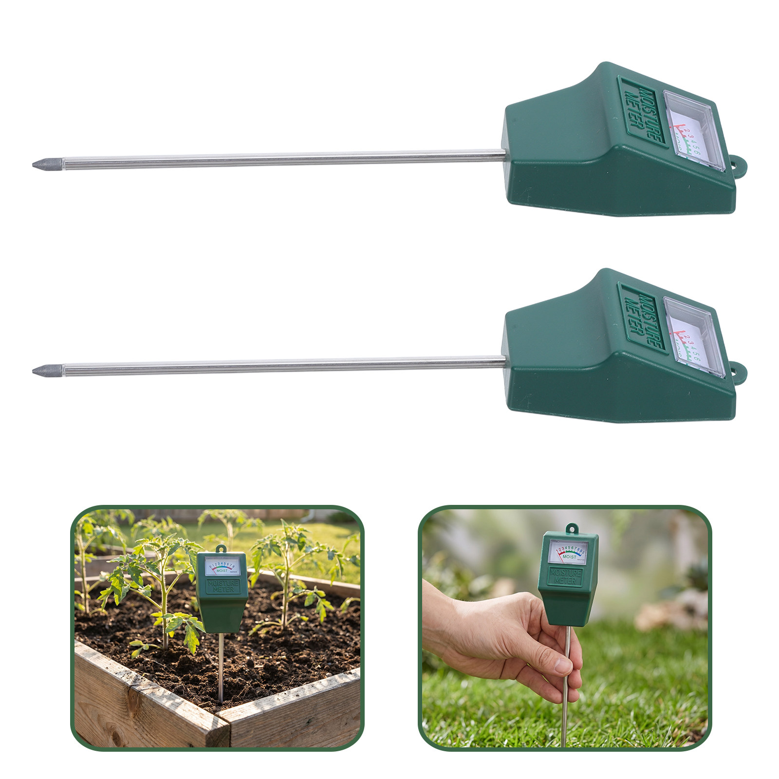 6Pcs Soil Moisture Meter Analo - đánh giá và giá Analog Meter Gauge