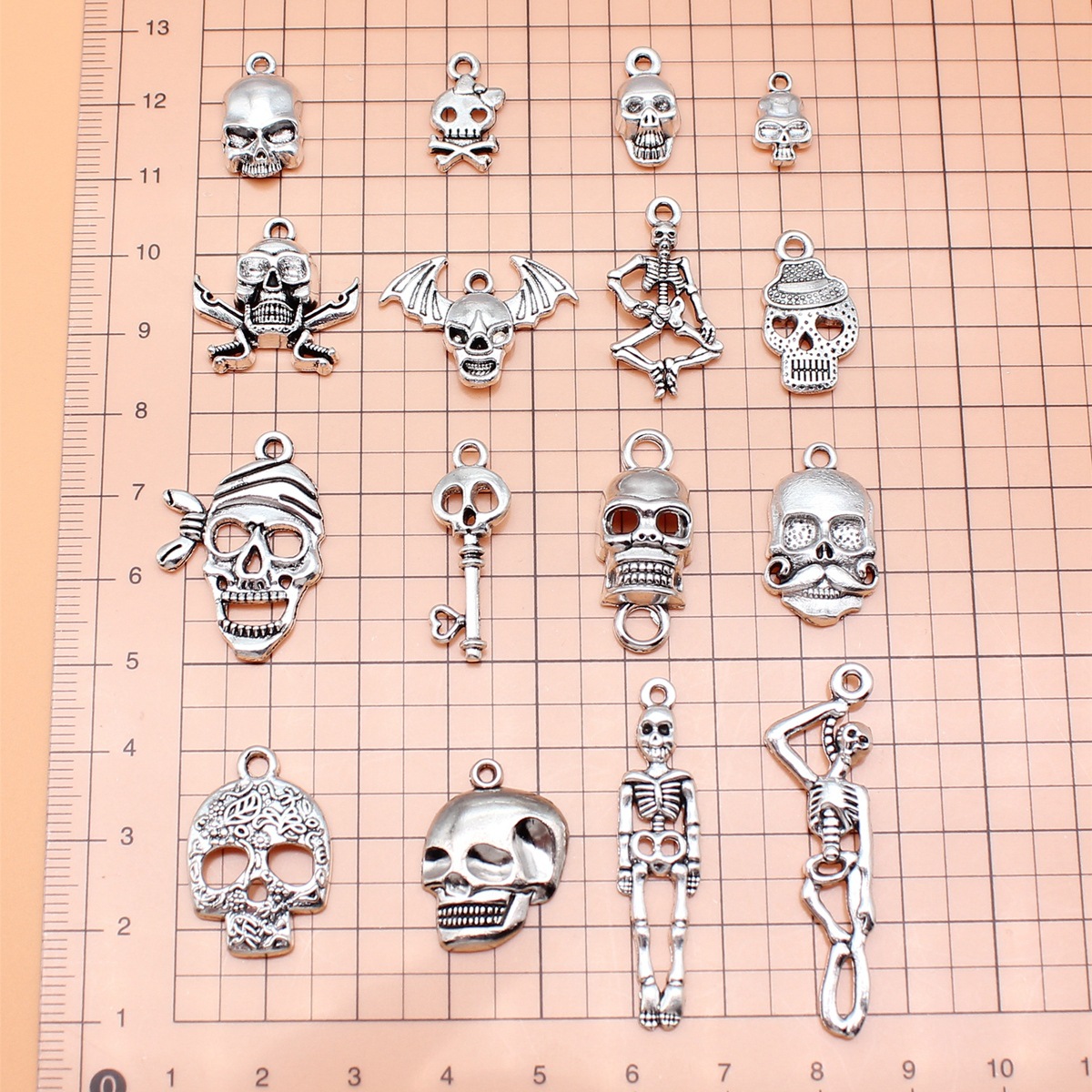 16pcs Antique Silver Color Sku - đánh giá và giá Vintage Collectible Jewelry