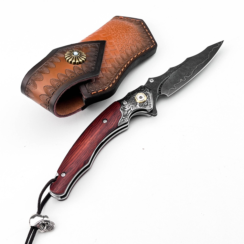 Vintage Engraved Foldable Knif - đánh giá và giá Vintage Collectible Pocket Knives