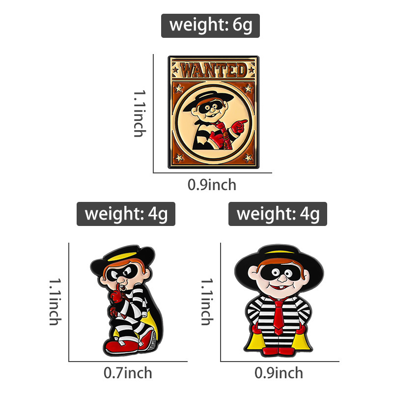 Vintage Hamburglar Enamel Pin  - đánh giá và giá Vintage Collectible Jewelry